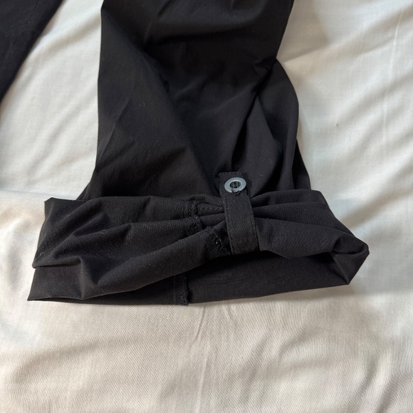 Eddie Bauer Women's TRAVEX NYLON Hiking/Trail Pants Black Adjustable Length Hem - Picture 10 of 15